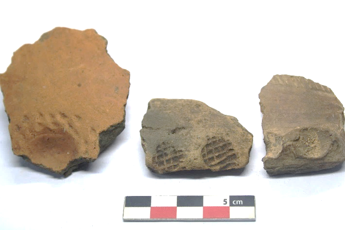 Begho ware pottery (Finger thumb impressions)